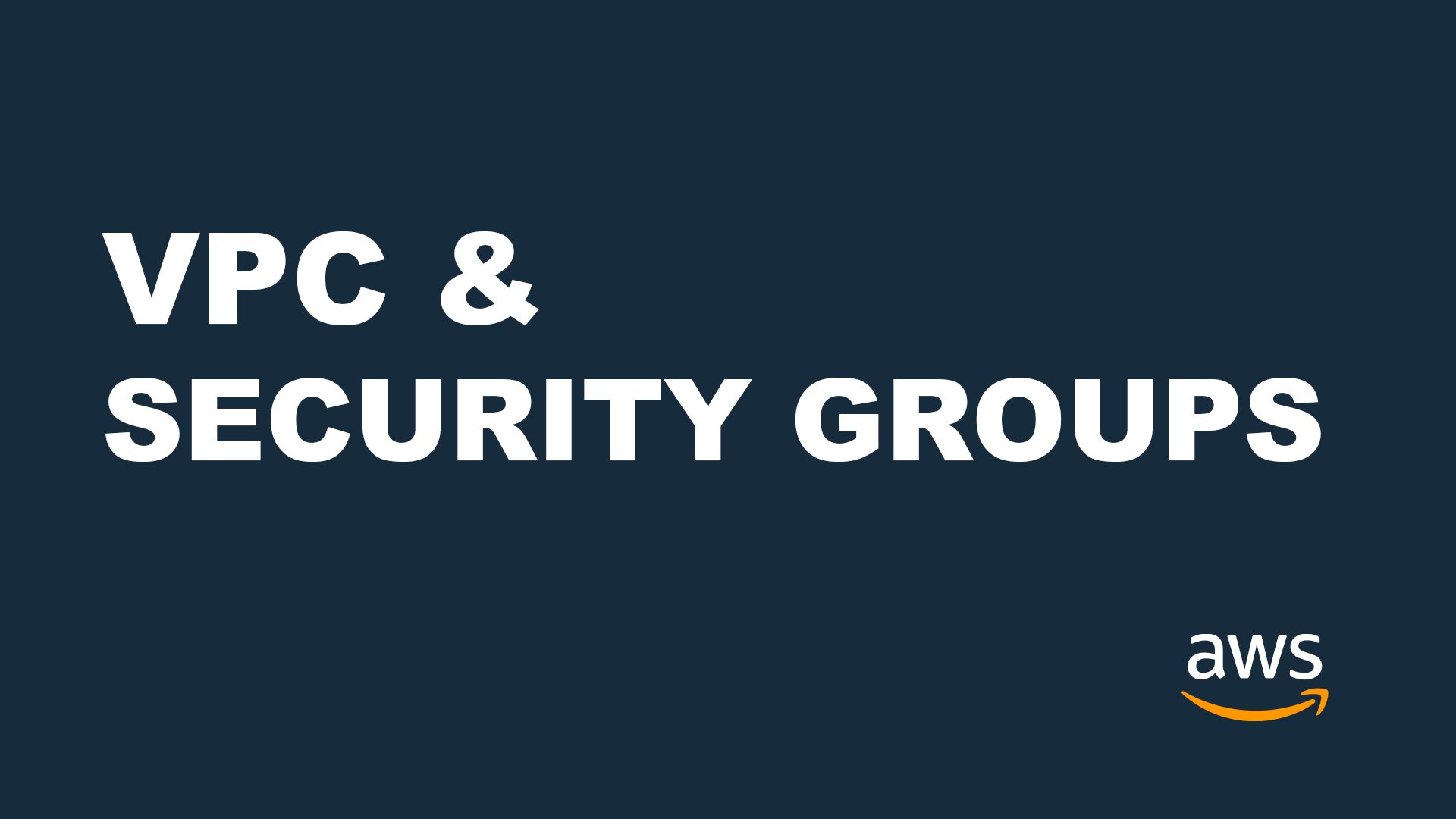 Configuração VPC e Security Group Amazon ( AWS )