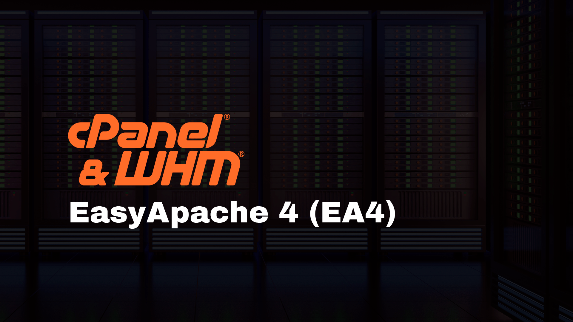EasyApache 4 – Servidores cPanel WHM