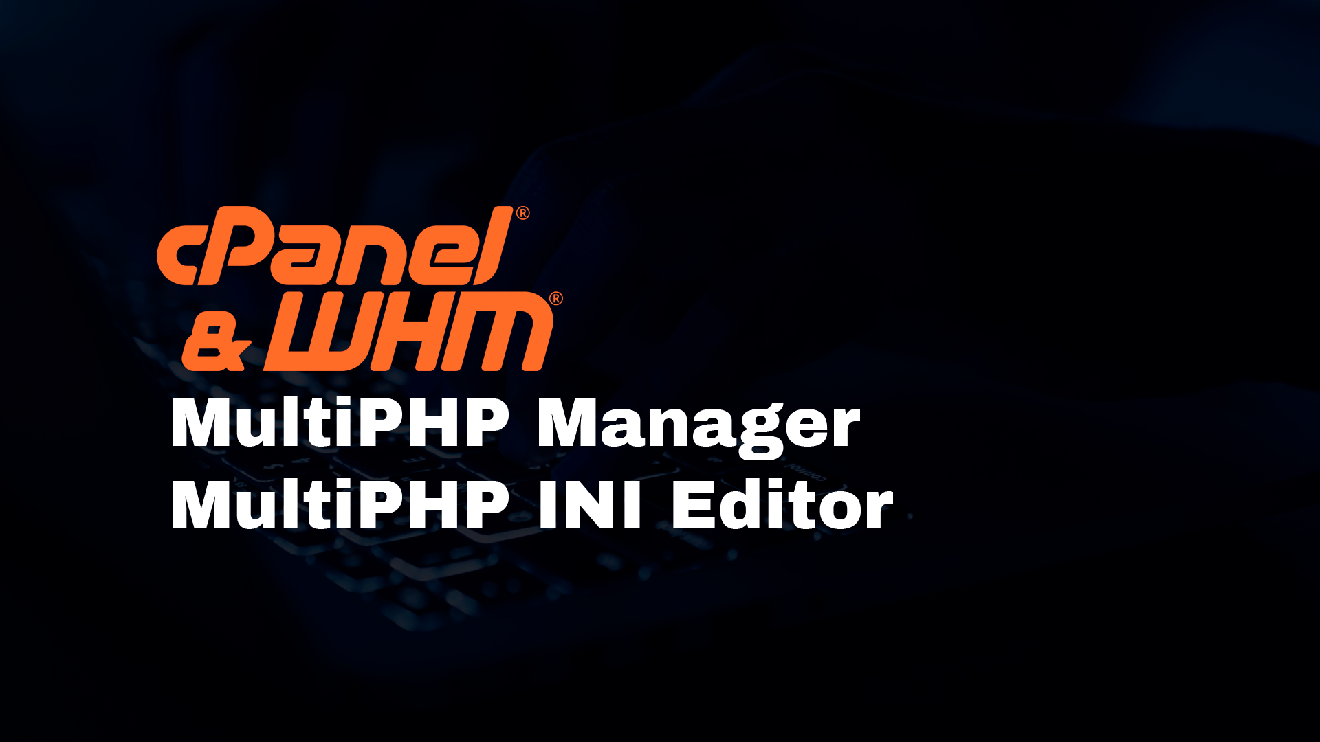MultiPHP Manager e MultiPHP INI Editor – Servidor cPanel WHM