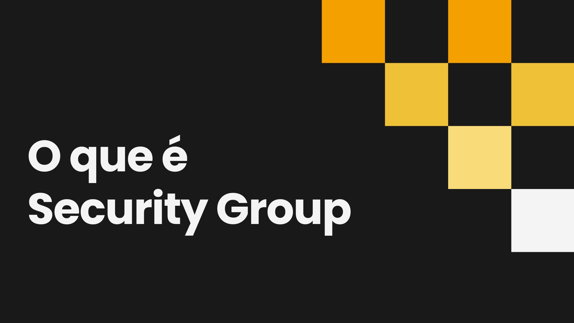 o que é security group aws